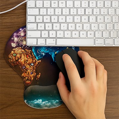 Tapis de souris ergonomique